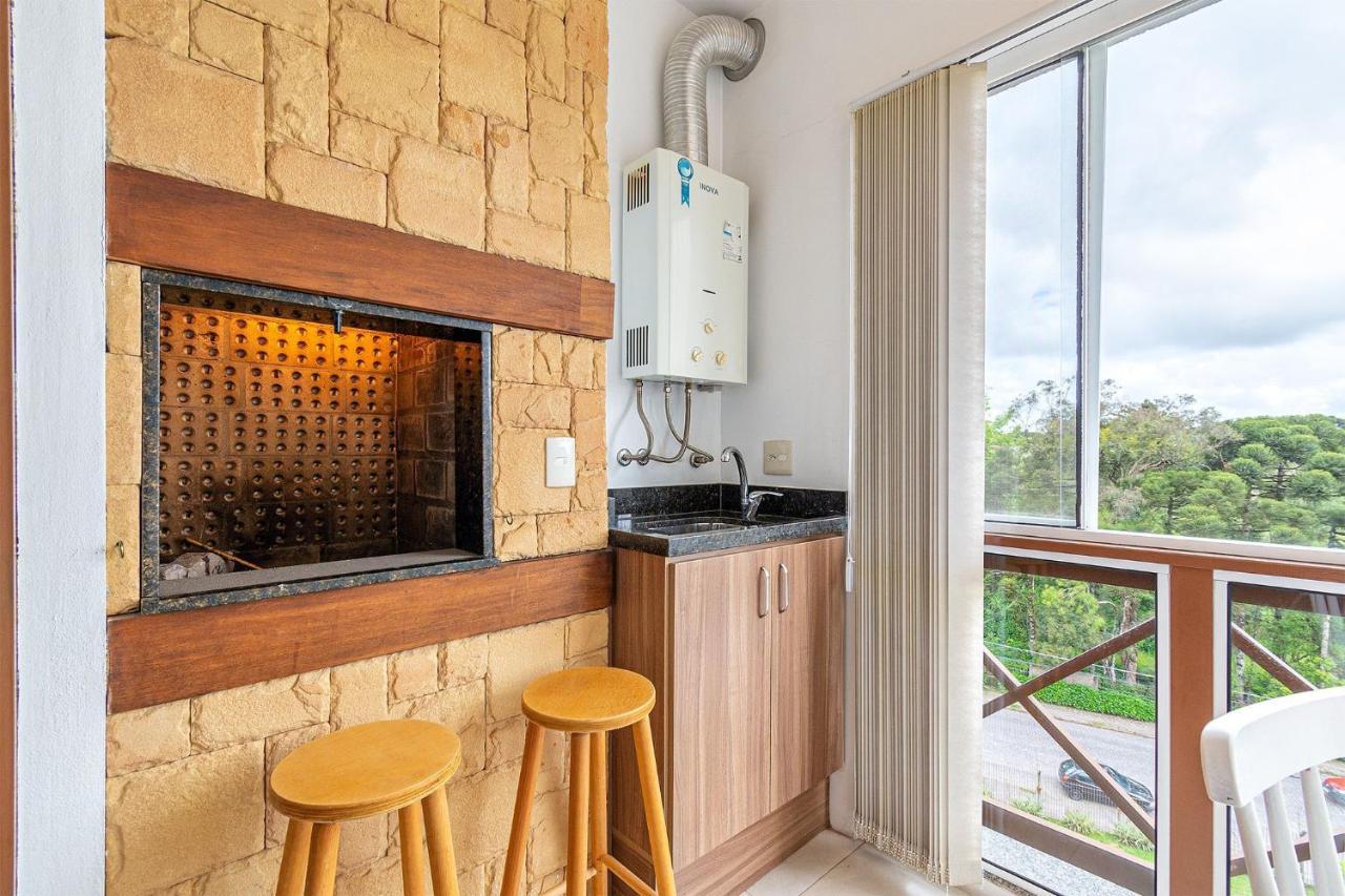 Apto Don Basilio No Centro De Canela, Excelente Custo Beneficio Apartman Kültér fotó